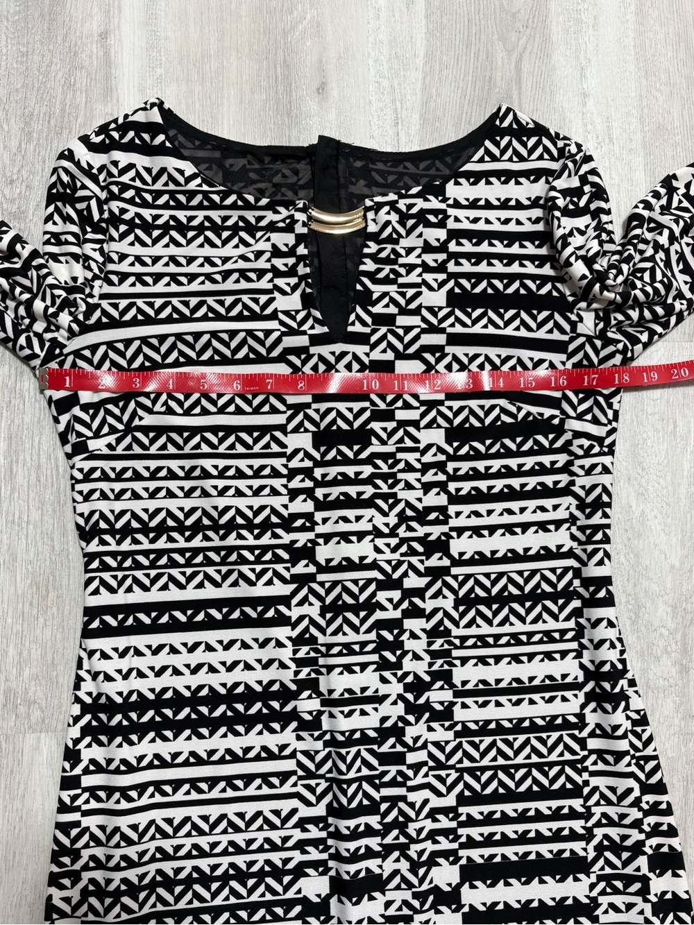 Joseph Ribkoff Black and White Dress Style 153872 Size 12 - Picture 11 of 13